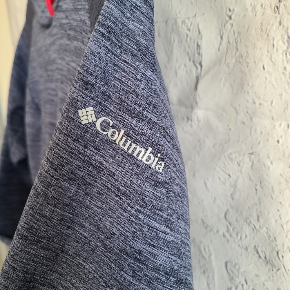 Columbia Blue And Pink Athletic Pullover Hoodie Extra Small - Picture 4 of 11